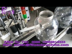 آلة لصق الملصقات الأوتوماتيكية للزجاجات المستديرة الكبيرة