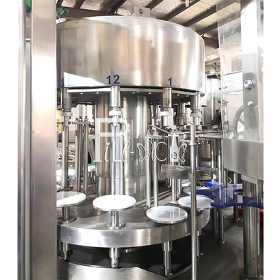 3L / 5L / 10L آلة تعبئة الزجاجات المعدنية خط المياه النقية 3 في 1 بلاستيك 1000BPH 7.5KW المزود