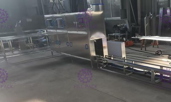 آلة تعبئة استانلس ستيل 304 120 BPH 5 جالون المزود