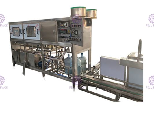 100bph Automatic Plc Control 5 جالون آلة تعبئة لمياه الشرب المزود