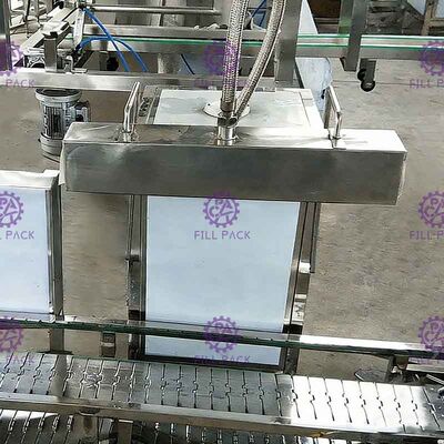 تغذية الرفع التلقائي SUS 304 120 BPH جالون خط التعبئة المزود