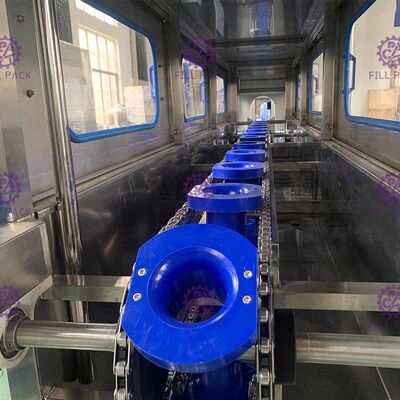 200BPH 5 جالون 18.9L نظام خط آلة ملء المياه شبه التلقائي المزود