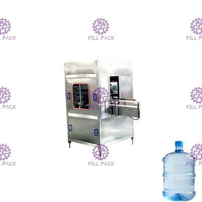 SUS 304 توصيل الأنابيب 300 BPH جالون محطة مياه المزود