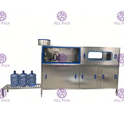 شطف الماء القلوي الساخن خط تعبئة 120 جالون في الساعة المزود