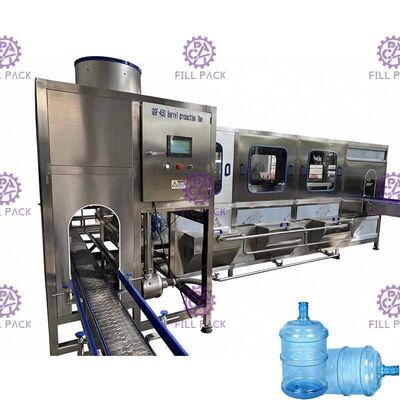 آلة تعبئة المياه ISO 3 In 1 450BPH 5 Gallon المزود