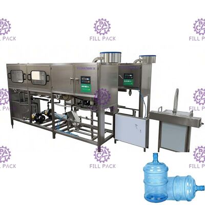 الصحية 18.9L Monoblock 120 BPH جالون خط التعبئة المزود