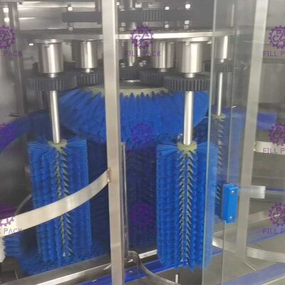 الروتاري 1800 * 1550 * 1750 مم 900BPH 5 غالون زجاجة الغسالة المزود