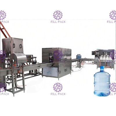 النوع الخطي الخارجي 0.55kw 5 جالون زجاجة غسالة المزود