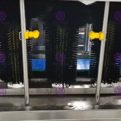 غسالة زجاجات خارجية خطية بطاقة 450BPH المزود