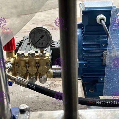 SWXNC-1 عالية الضغط الغسل الداخلي 5 جالون غسالة الزجاجات غسل الفرشاة الخارجية محطة واحدة المزود