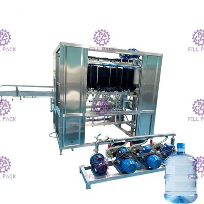 آلة تنظيف الزجاجات الآلية WSNCT-5 SUS304 20L سعة 600BPH المزود