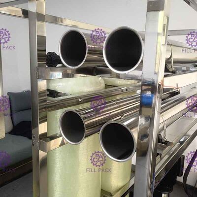 SS304 غشاء الإسكان 1500LPH RO محطة معالجة المزود