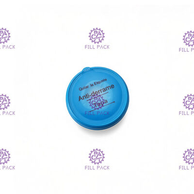 غطاء زجاجة جالون مادة PE مع تسميات مخصصة المزود