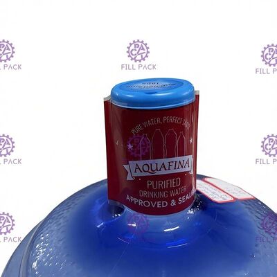 بولي كلوريد الفينيل البلاستيك الحرارة يتقلص غطاء التسمية لزجاجة ماء 5 جالون المزود