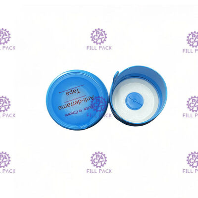 قطعة واحدة من دلو الماء النقي 55 مم غطاء زجاجة جالون PE مع تسميات مخصصة المزود