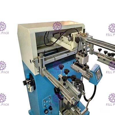 شاشة طباعة حريرية دوارة من Semiauto للكشف عن الطاقة الكهروضوئية لزجاجة 20 لتر المزود