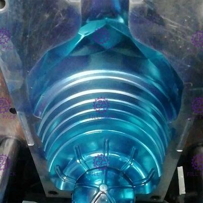 PET البلاستيك 3 جالون زجاجة ضربة صب الإله 20 لتر شبه التلقائي المزود