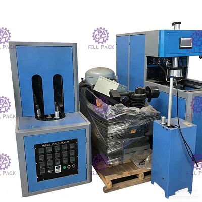 زجاجة بلاستيكية PET نصف أوتوماتيكية 5 جالون 20 لتر آلة نفخ القوالب بمقبض المزود