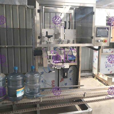 رأس مفرد للرقبة 28 مم جالون ملصق أتمتة كاملة المزود