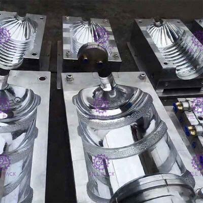 آلة تصنيع الزجاجات البلاستيكية بسخان واحد 120BPH المزود