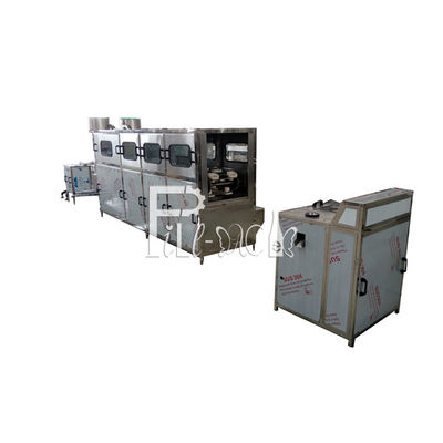 SUS 304 توصيل الأنابيب 300 BPH جالون محطة مياه المزود