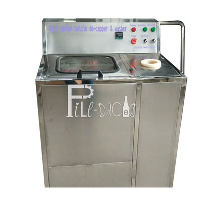محطة واحدة Decapping محطة SS304 5 جالون زجاجة المزود