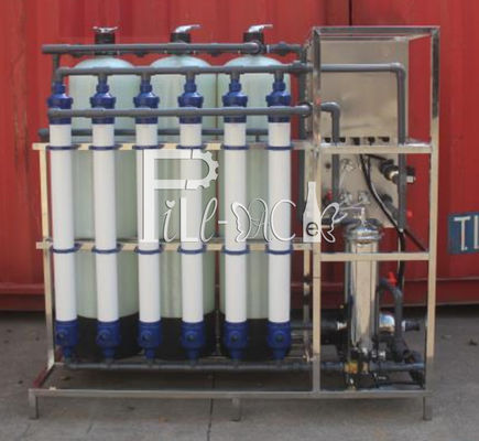 1.0KW 2TPH آلة معالجة المياه بالتناضح العكسي المزود