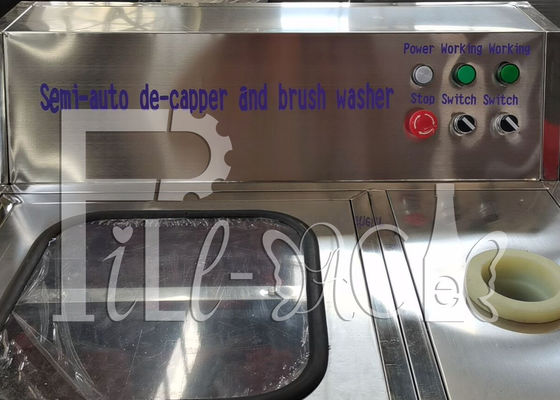 250BPH 5 جالون زجاجة Decapper غسالة المزود