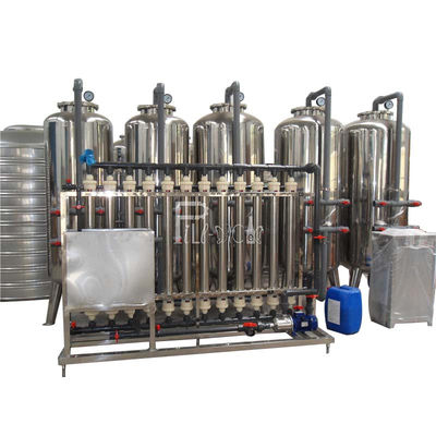 آلة غسيل الكلى بالتناضح العكسي 25t / H تحكم PLC أوتوماتيكي بالكامل المزود