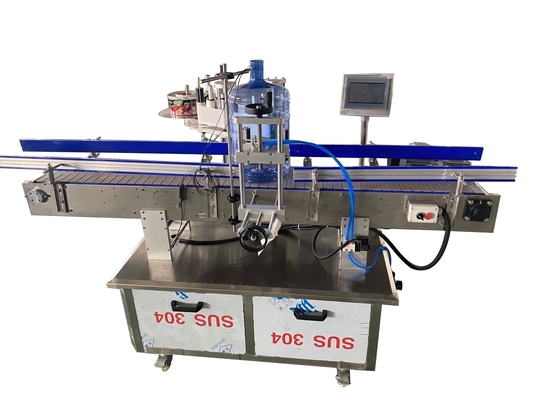 1200BPH التلقائي 5 جالون زجاجة Labeller PLC التحكم حسب الطلب المزود
