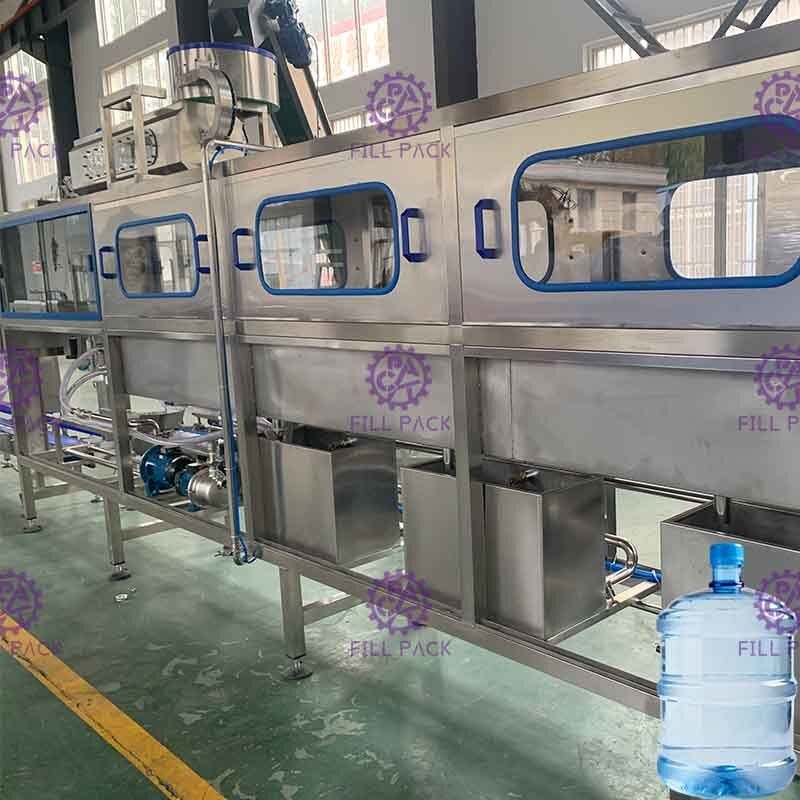 خط مياه ستانلس ستيل 3 جالون للمياه النقية 200BPH المزود