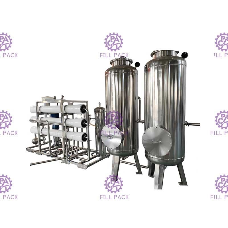 Sus304 Auto Operation Valve الشرب 4000lph Ro آلة معالجة المياه المزود