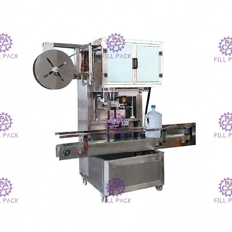 آلة لصق الزجاجة الدائرية بأغطية رأس واحدة المزود