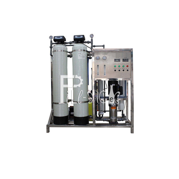 FRP Pre Filters 500LPH آلة معالجة المياه بالتناضح العكسي المزود