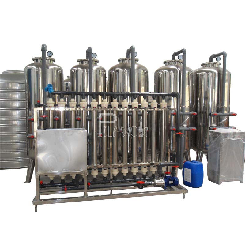 آلة غسيل الكلى بالتناضح العكسي 25t / H تحكم PLC أوتوماتيكي بالكامل المزود