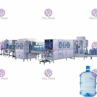 آلة تعبئة جالون 1500BPH الكهربائية مع رافع كاب