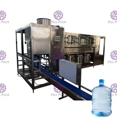 450bph التلقائي 9.75kw 5 جالون ملء آلة مع التحكم Plc