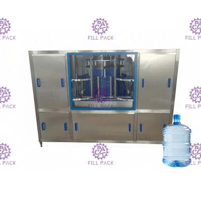 الروتاري 1800 * 1550 * 1750 مم 900BPH 5 غالون زجاجة الغسالة