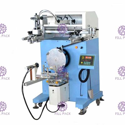 شاشة طباعة حريرية دوارة من Semiauto للكشف عن الطاقة الكهروضوئية لزجاجة 20 لتر