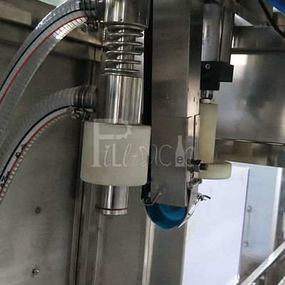 120bph 3/5 جالون / 20 لتر آلة تعبئة المياه مع جهاز تحميل دلو أوتوماتيكي